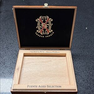 Arturo Fuente OpusX The Lost City cigar box, a collectible item